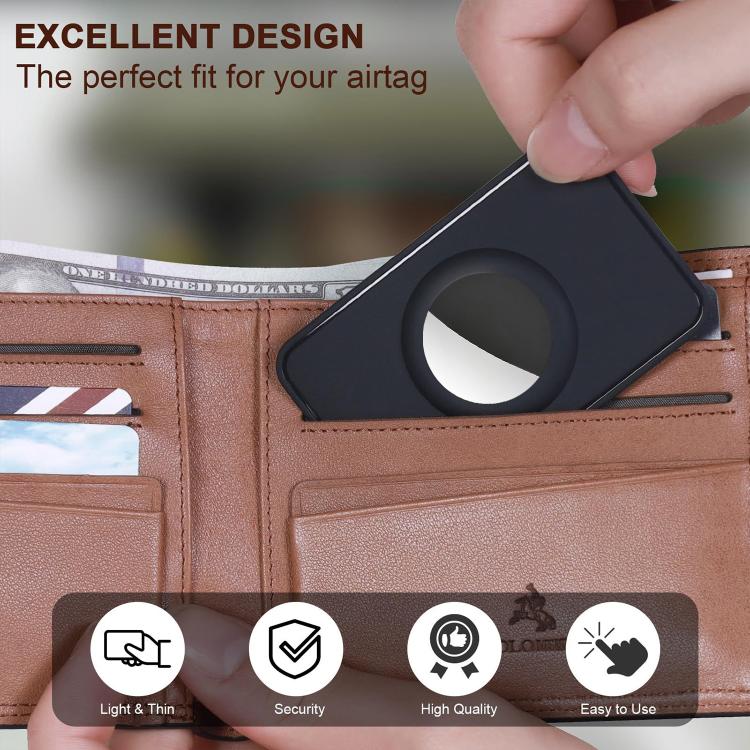 Funda protectora de TPU ultradelgada con diseño de tarjetero de XDcase, For AirTag 2nd Gen / 1st Gen