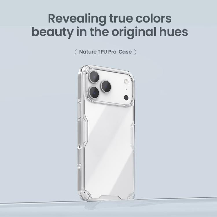 Funda para teléfono NILLKIN Ultra Transparente de PC + TPU, For iPhone 17 Pro Max, For iPhone 17 Pro, For iPhone 17, For iPhone Air
