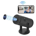 Cámara de vigilancia inalámbrica WiFi M10 de 0,3 MP para mascotas y niños en el hogar, con base de lámpara E27.