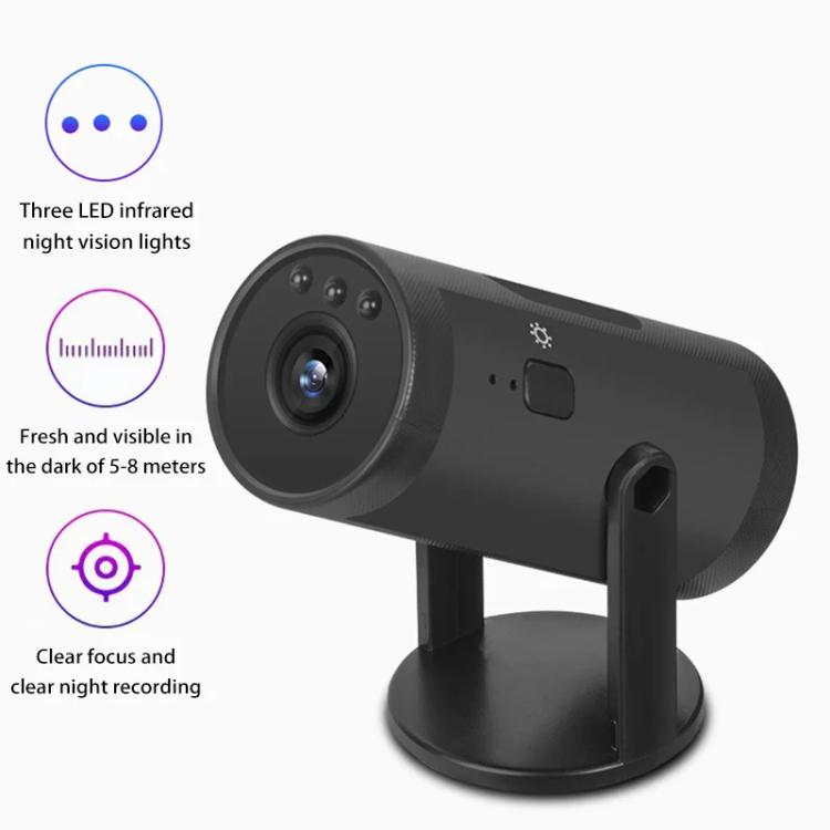 Cámara de vigilancia inalámbrica WiFi M10 de 0,3 MP para mascotas y niños en el hogar, con base de lámpara E27.
