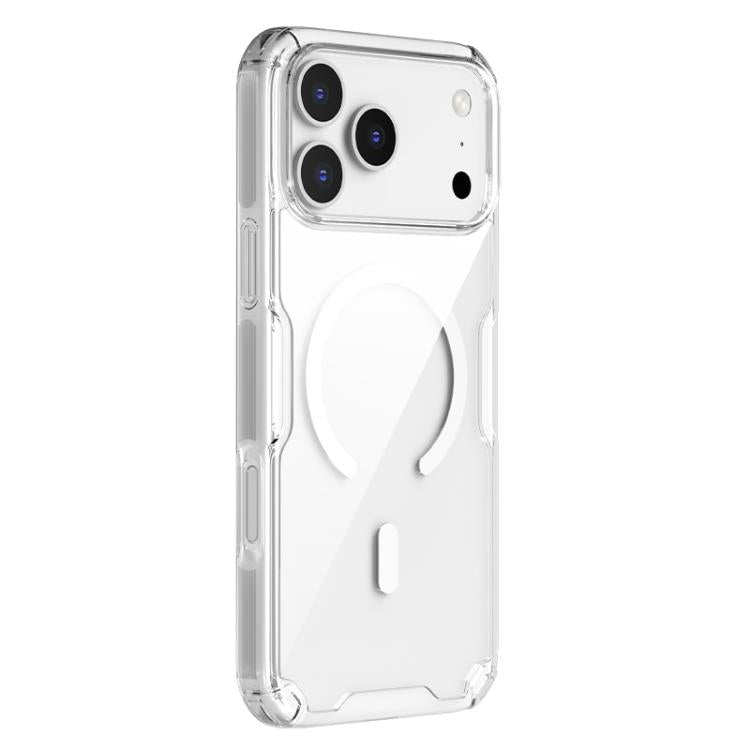 Funda para teléfono NILLKIN Ultra Transparente MagSafe de PC + TPU, For iPhone 17 Pro Max, For iPhone 17 Pro, For iPhone 17, For iPhone Air