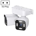 Cámara WiFi giratoria, con doble lente, doble panorámica y de 3 MP, EU Plug, US Plug