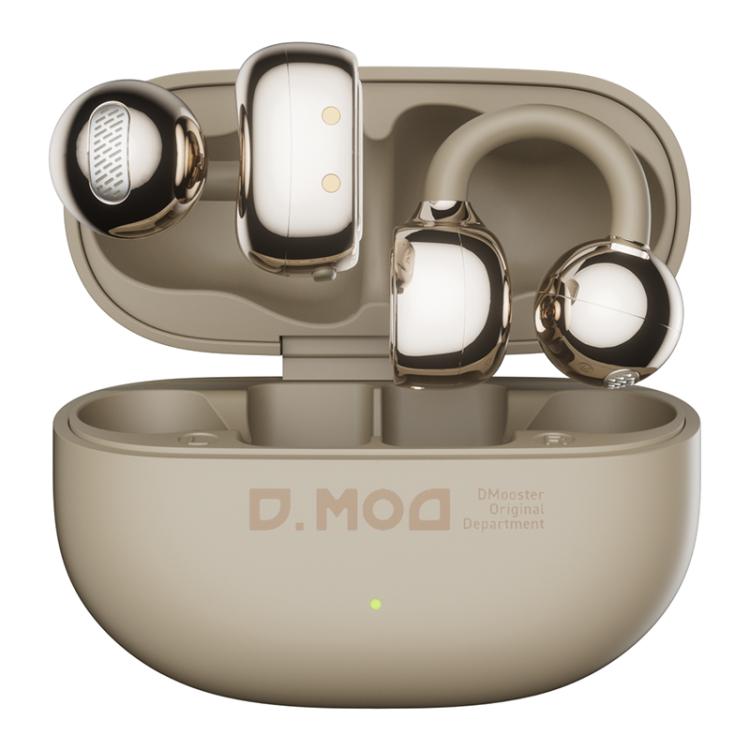 Auriculares inalámbricos Bluetooth D MOOSTER D68 con clip y parte trasera abierta