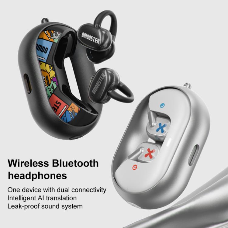 Auriculares inalámbricos Bluetooth con clip para la oreja D MOOSTER D93 con traducción mediante IA