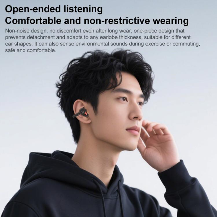 Auriculares inalámbricos Bluetooth con clip para la oreja D MOOSTER D93 con traducción mediante IA