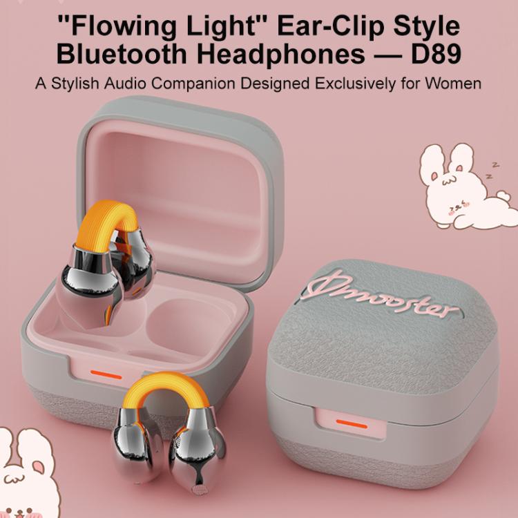 Auriculares inalámbricos Bluetooth inteligentes con IA D MOOSTER D89 con clip