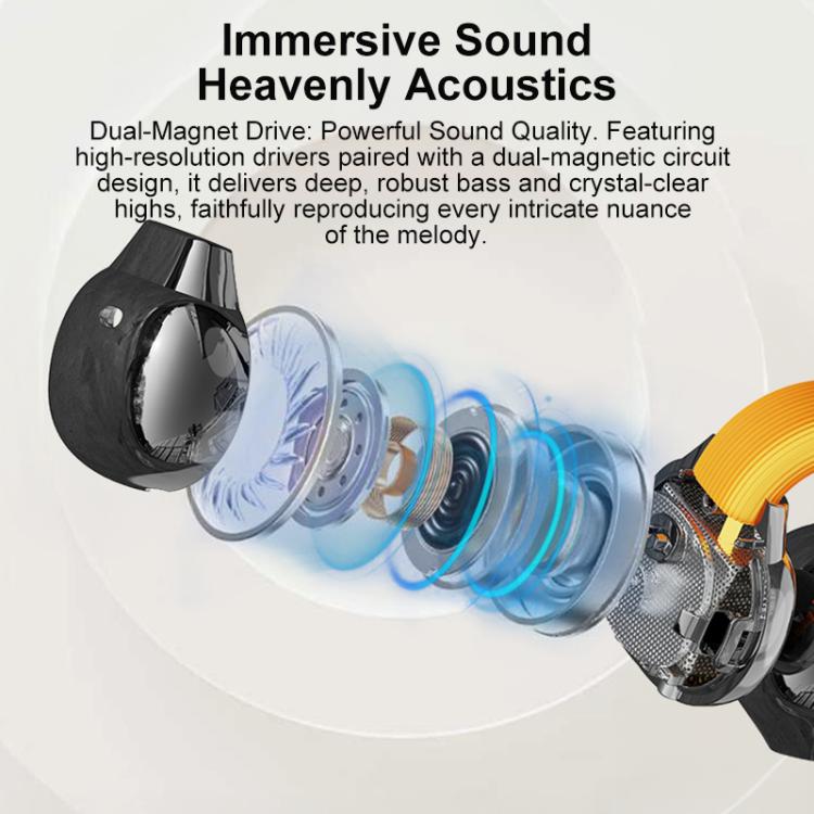 Auriculares inalámbricos Bluetooth inteligentes con IA D MOOSTER D89 con clip