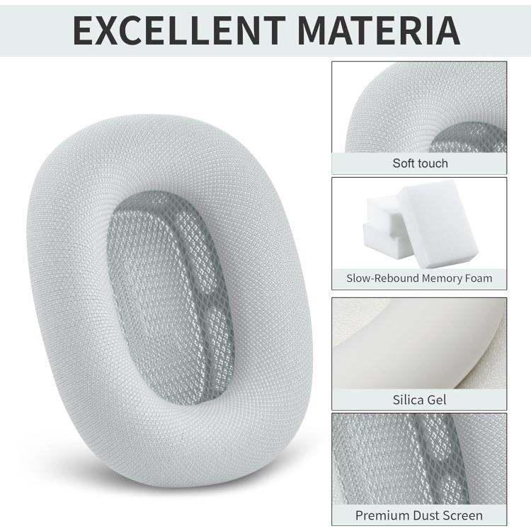 XDcase 1 par de almohadillas magnéticas de esponja de repuesto de tacto suave para los oídos, For AirPods Max