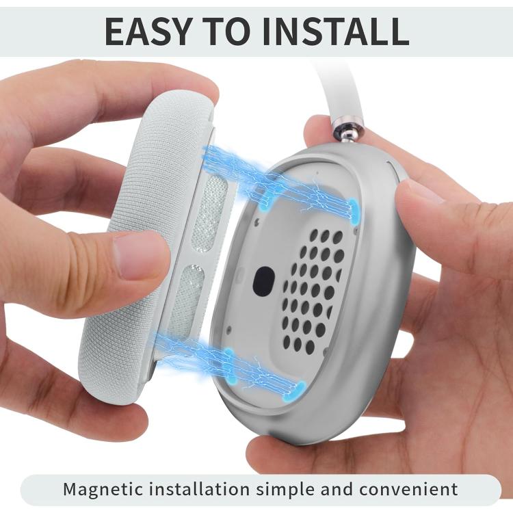 XDcase 1 par de almohadillas magnéticas de esponja de repuesto de tacto suave para los oídos, For AirPods Max