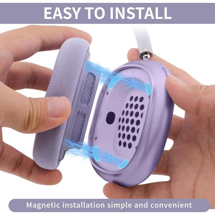 XDcase 1 par de almohadillas magnéticas de esponja de repuesto para auriculares, fabricadas en tela de malla, For AirPods Max 2