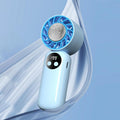 Ventilador portátil mini WD-01 con pantalla digital para refrigeración por hielo.