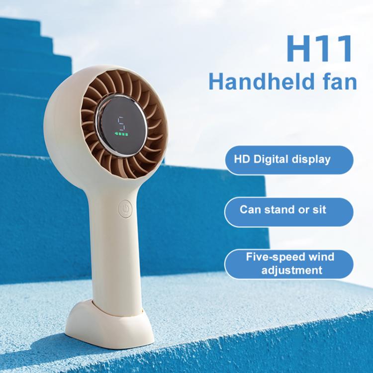 Ventilador portátil de mano H11 con pantalla digital