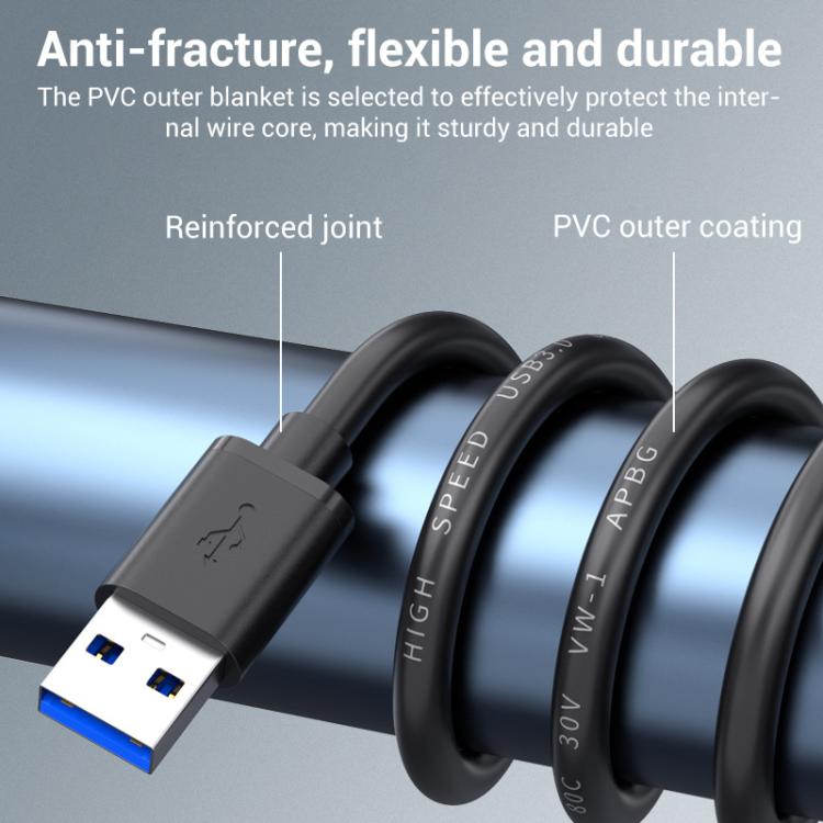 Cable de datos bidireccional USB 3.0 macho a macho para carcasa de disco duro externo WG135, 0.3m, 0.5m, 1m, 1.5m, 2m, 3m, 5m