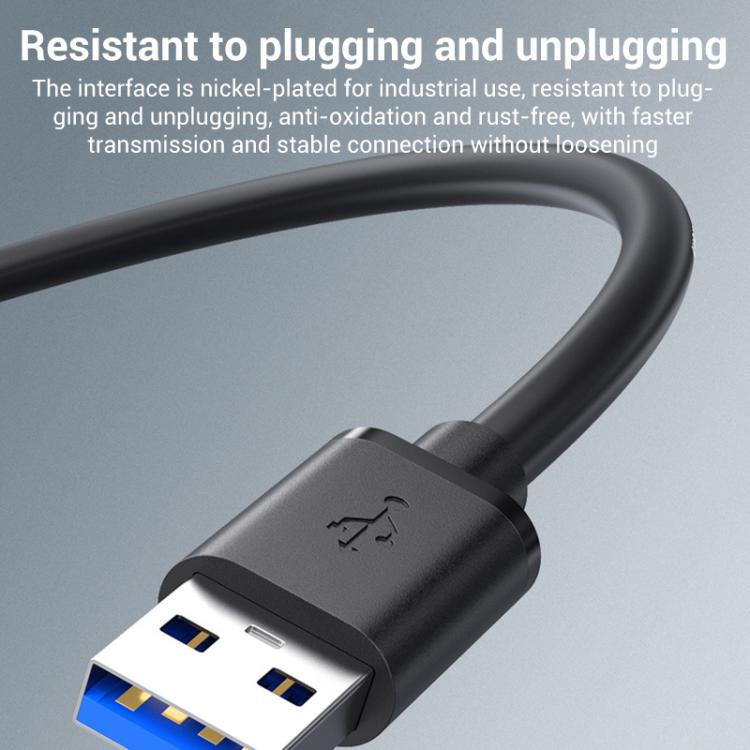 Cable de datos bidireccional USB 3.0 macho a macho para carcasa de disco duro externo WG135, 0.3m, 0.5m, 1m, 1.5m, 2m, 3m, 5m