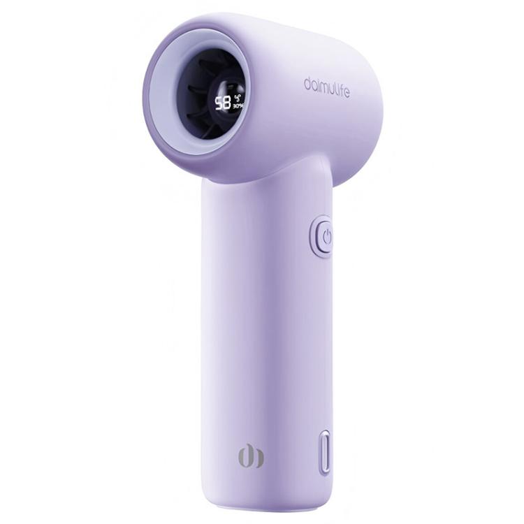 Mini ventilador portátil silencioso de alta velocidad L03 con pantalla digital