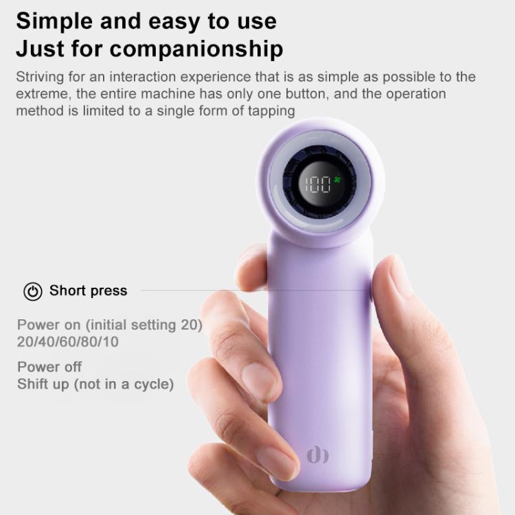 Mini ventilador portátil silencioso de alta velocidad L03 con pantalla digital