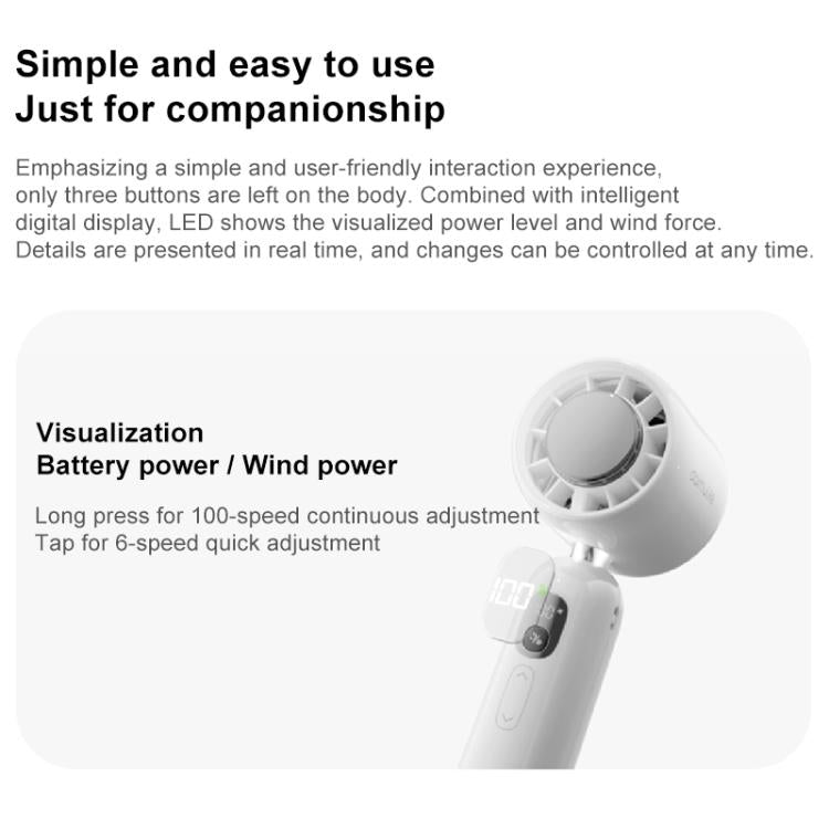 Ventilador de refrigeración portátil silencioso de alta velocidad M03 Max