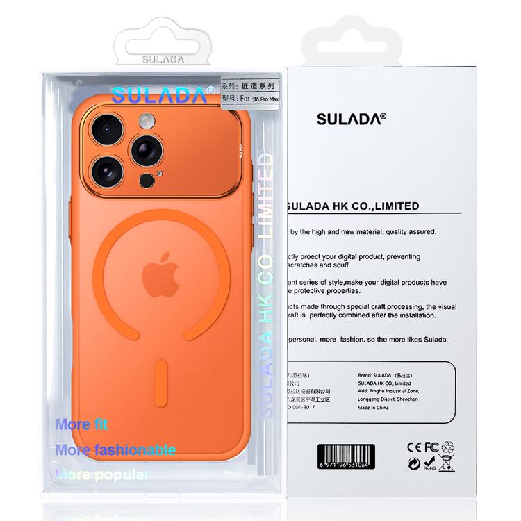 Funda magnética semitransparente mate para teléfono SULADA que se transforma en 17 Pro, For iPhone 17 Pro Max, For iPhone 17 Pro, For iPhone 16 Pro Max, For iPhone 16 Pro