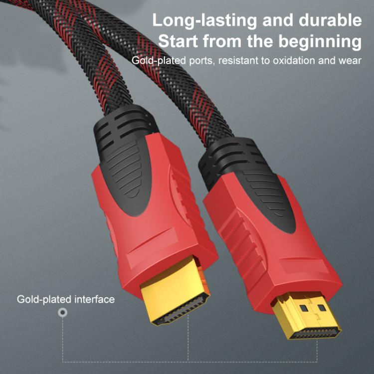 Cable de conexión HDMI 1.4 1080P para monitores de vídeo de ordenador y TV HD, 1.5m, 3m, 5m, 10m, 15m, 20m, 25m