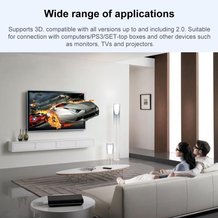 Cable de conexión HDMI 1.4 1080P para monitores de vídeo de ordenador y TV HD, 1.5m, 3m, 5m, 10m, 15m, 20m, 25m