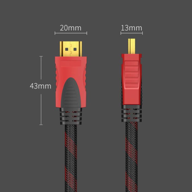 Cable de conexión HDMI 1.4 1080P para monitores de vídeo de ordenador y TV HD, 1.5m, 3m, 5m, 10m, 15m, 20m, 25m