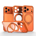 SULADA se transforma en una funda para teléfono 17 Pro semitransparente mate con soporte magnético giratorio., For iPhone 17 Pro Max, For iPhone 17 Pro, For iPhone 16 Pro Max, For iPhone 16 Pro