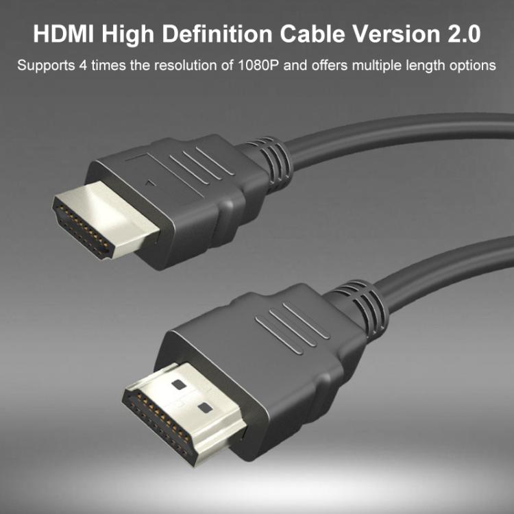 Cable de conexión HDMI 2.0 4K para televisores, ordenadores y monitores de vídeo HD, 1m, 1.8m, 2m, 3m, 5m