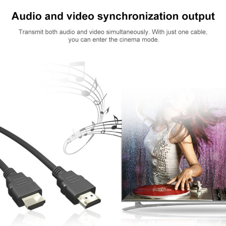 Cable de conexión HDMI 2.0 4K para televisores, ordenadores y monitores de vídeo HD, 1m, 1.8m, 2m, 3m, 5m