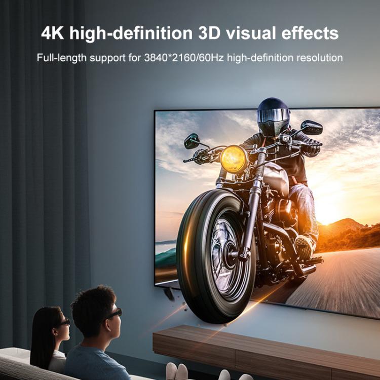Cable de conexión HDMI 2.0 4K para televisores, ordenadores y monitores de vídeo HD, 1m, 1.8m, 2m, 3m, 5m
