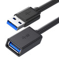 Cable de extensión USB 3.0 macho a hembra WG138 para transferencia de datos, compatible con ordenadores, unidades USB y ratones., 0.3m, 0.5m, 1m, 1.5m, 2m, 3m, 5m