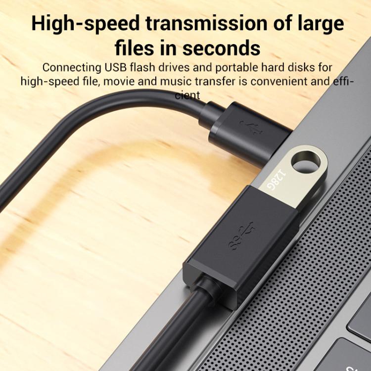 Cable de extensión USB 3.0 macho a hembra WG138 para transferencia de datos, compatible con ordenadores, unidades USB y ratones., 0.3m, 0.5m, 1m, 1.5m, 2m, 3m, 5m
