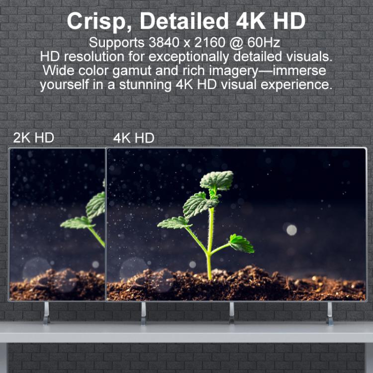 Cable de vídeo HDTV HDMI 2.0 de alta velocidad 4K Ultra HD con conexión chapada en oro, 0.5m, 1m, 1.5m, 2m, 3m, 5m, 10m, 15m, 20m