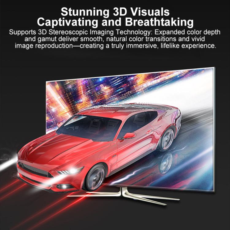 Cable de vídeo HDMI 2.1 de alta velocidad 8K Ultra HD con conexión trenzada y chapada en oro para HDTV., 0.5m, 1m, 1.5m, 1.8m, 2m, 3m, 5m