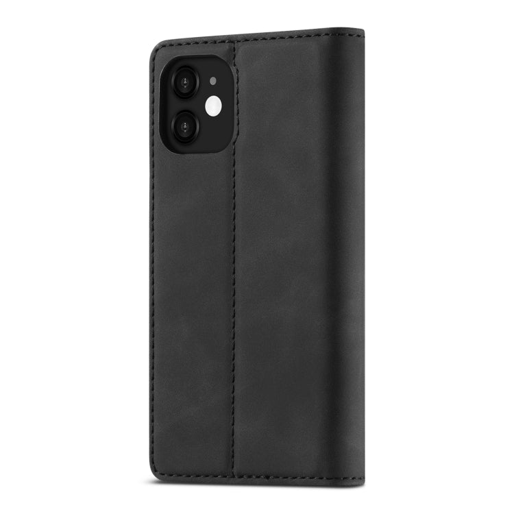 LC.IMEEKE Estuche de cuero de PU + TPU mate a prueba de golpes con tapa horizontal ultrafina de magnetismo fuerte con soporte y ranuras para tarjetas y billetera, For iPhone 12 mini, For iPhone 12 / 12 Pro, For iPhone 12 Pro Max, For iPhone 12 Pro     ...