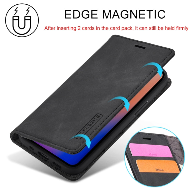 LC.IMEEKE Estuche de cuero de PU + TPU mate a prueba de golpes con tapa horizontal ultrafina de magnetismo fuerte con soporte y ranuras para tarjetas y billetera, For iPhone 12 mini, For iPhone 12 / 12 Pro, For iPhone 12 Pro Max, For iPhone 12 Pro     ...
