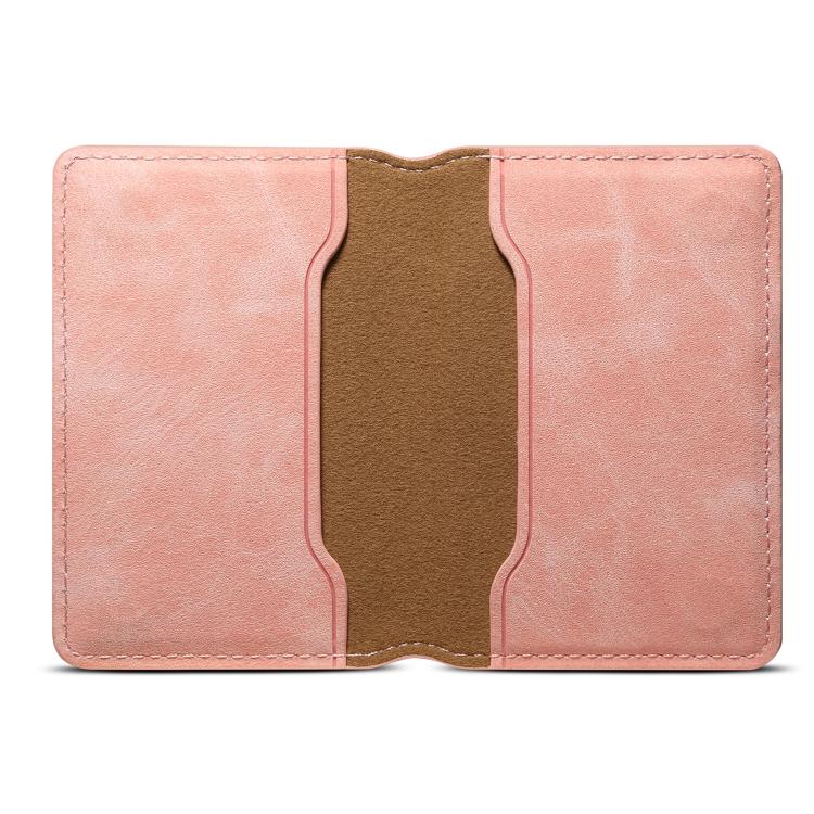 Cartera magnética con tarjetero Denior V08+1 de textura retro de cuero vegano