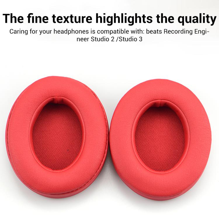 XDcase 1 par de almohadillas de repuesto de espuma viscoelástica para auriculares con herramienta de palanca, For Beats Studio 2.0 / 3.0