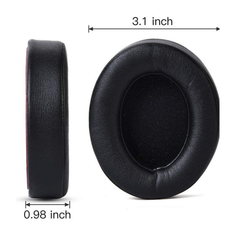 XDcase 1 par de almohadillas de repuesto de cuero proteico para auriculares con herramienta de palanca, For Beats Solo Pro Wireless