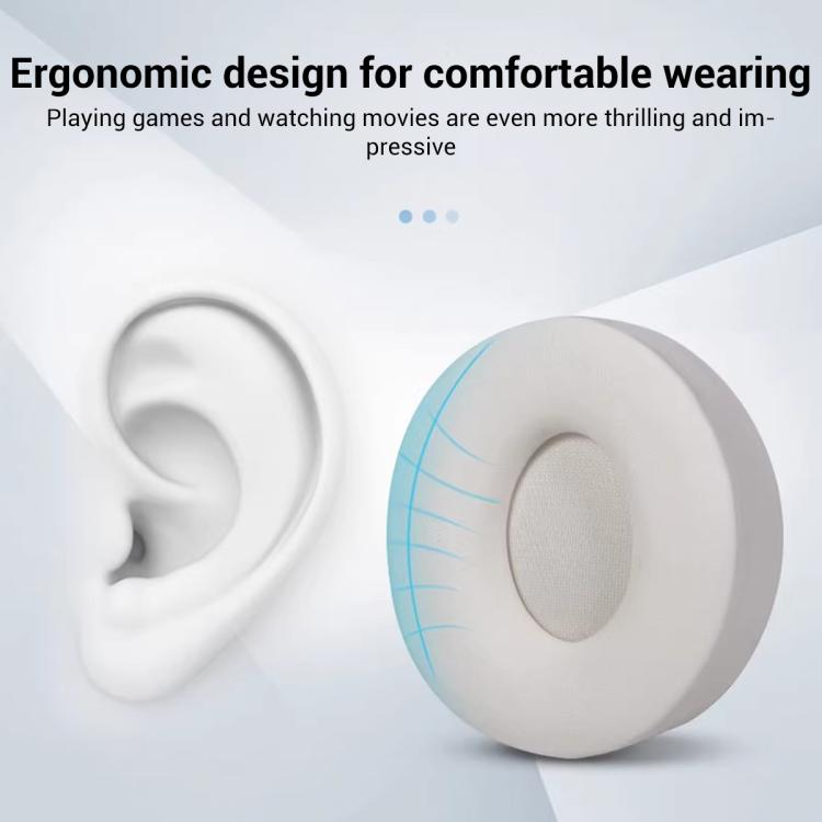 XDcase 1 par de almohadillas de repuesto de cuero proteico para auriculares con herramienta de palanca, For Beats Solo Pro Wireless