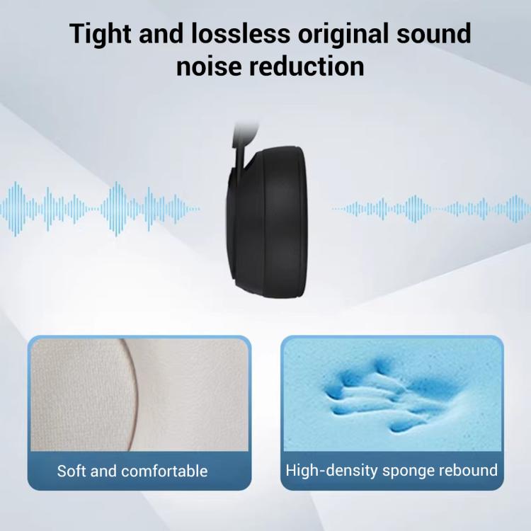 XDcase 1 par de almohadillas de repuesto de cuero proteico para auriculares con herramienta de palanca, For Beats Solo Pro Wireless