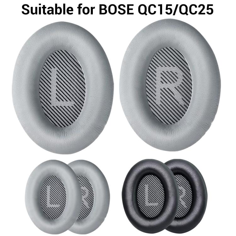 XDcase 1 par de almohadillas de repuesto de cuero proteico para auriculares con herramienta de apertura., For Bose QC15 / QC25 /  AE2