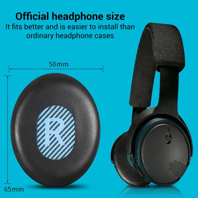 XDcase 1 par de almohadillas de repuesto de cuero proteico para auriculares con herramienta de apertura., For Bose OE2 / OE2i