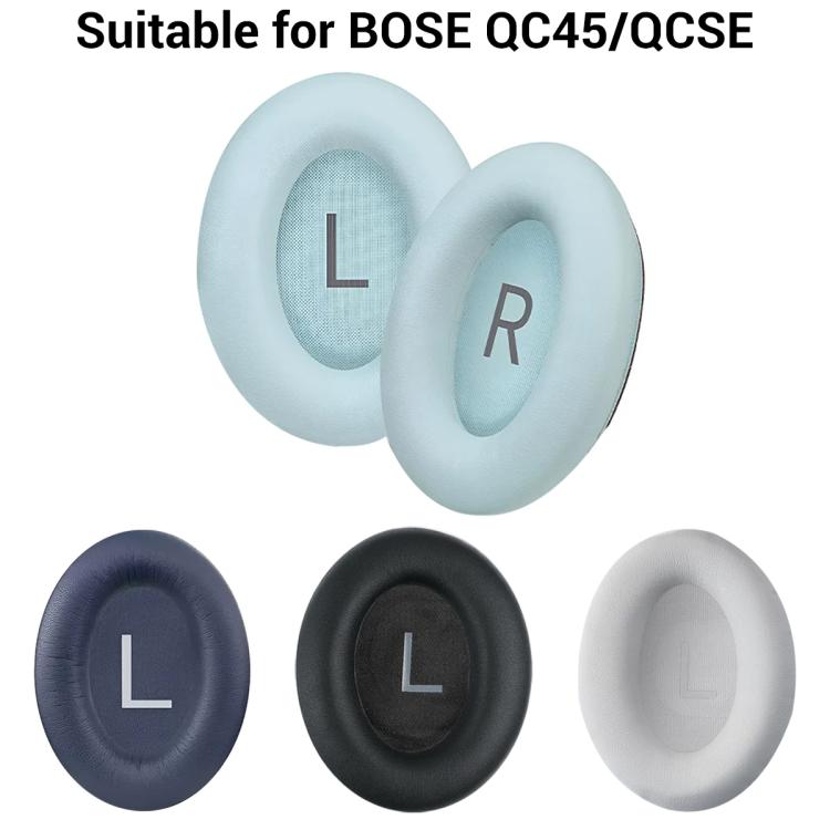 XDcase 1 par de almohadillas de repuesto de cuero proteico para auriculares con herramienta de apertura., For Bose QC45 / QCSE