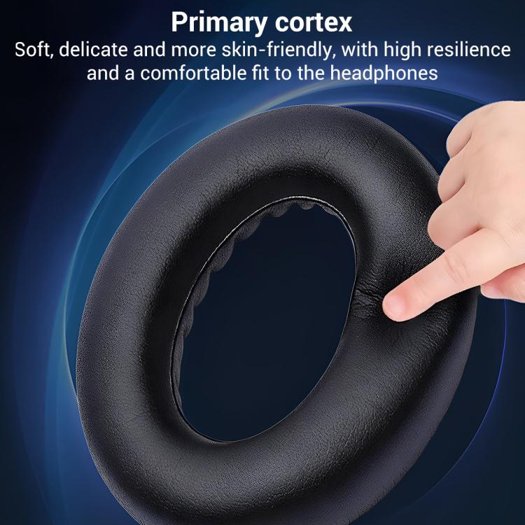 XDcase 1 par de almohadillas de repuesto de cuero proteico para auriculares con herramienta de apertura., For Bose QC45 / QCSE