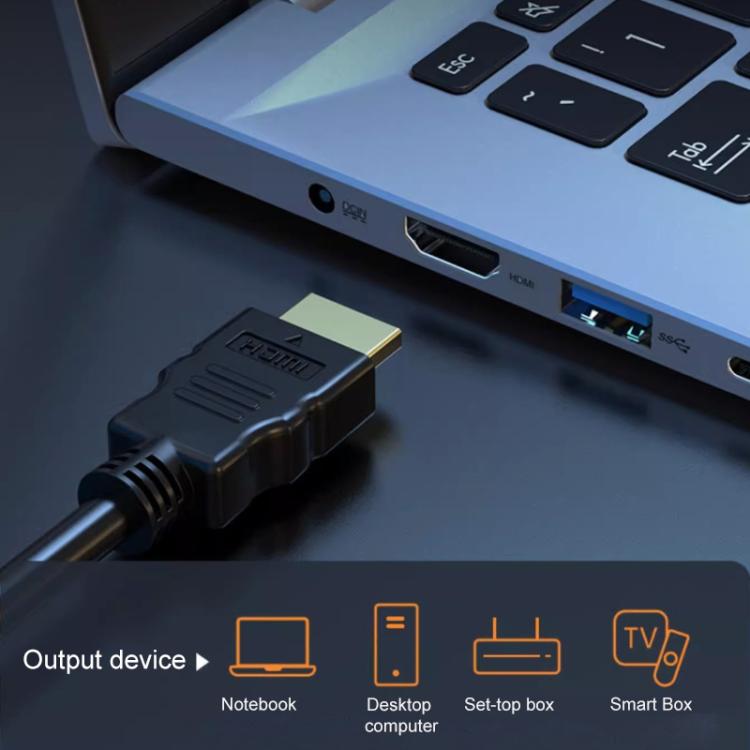 Cable de vídeo HDMI 1.4 1080P HD con conexión chapada en oro para monitor de PC y decodificador., 1m, 1.5m, 3m, 5m, 10m, 15m, 20m, 25m, 30m