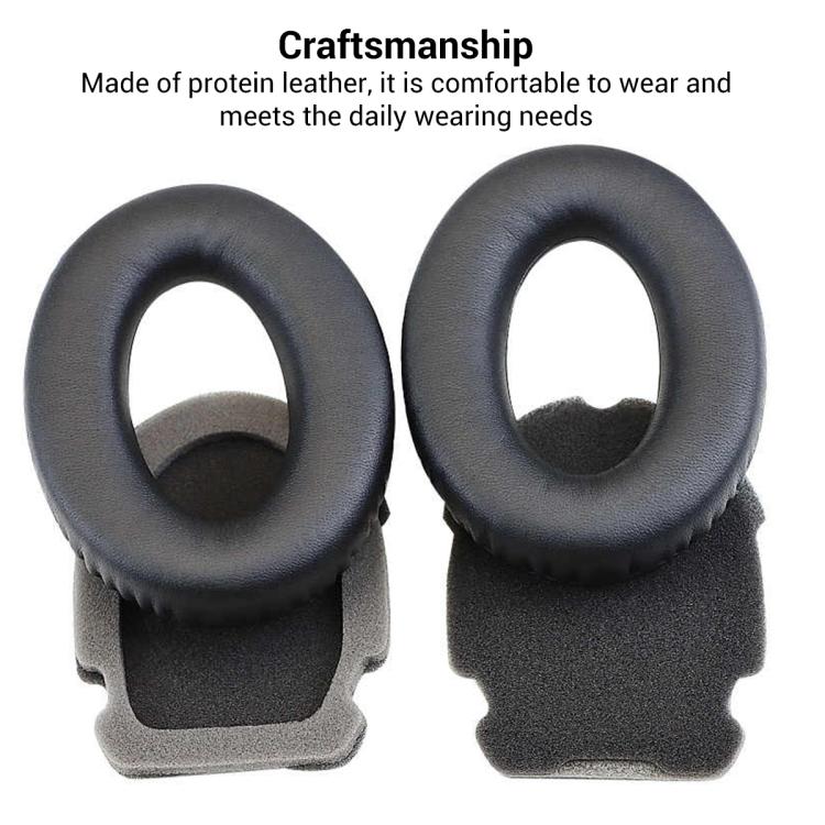 XDcase 1 par de almohadillas de repuesto de cuero proteico para auriculares con herramienta de apertura., For Bose Aviation Headset X / A10 / A20