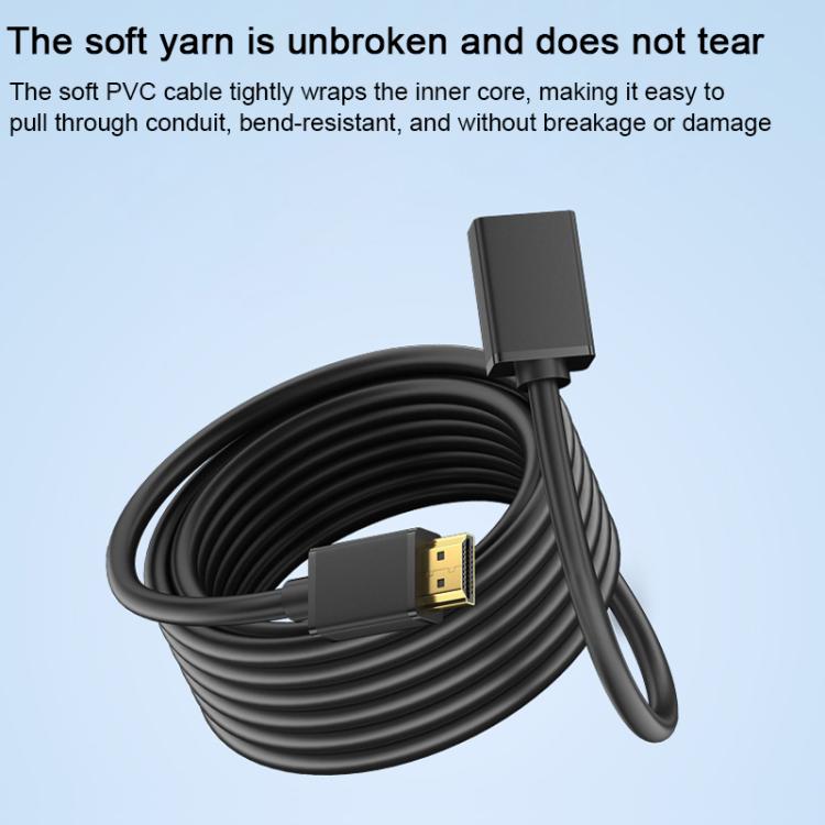 Cable de extensión HDMI 2.0 4K HDTV WG145 (macho a hembra), 0.5m, 1m, 1.5m, 2m, 3m