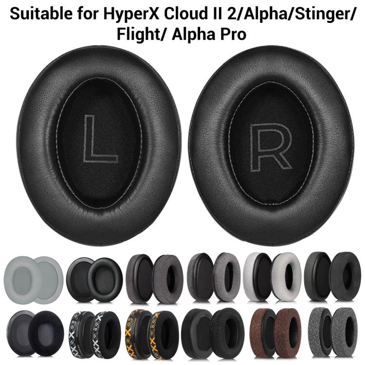 XDcase 1 par de almohadillas de repuesto para auriculares con herramienta de palanca, For HyperX Cloud Series