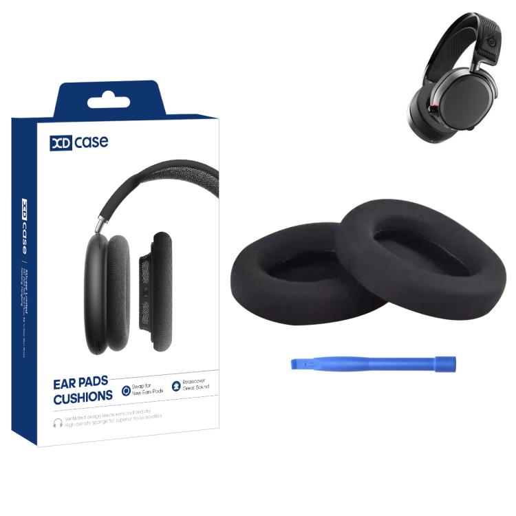 XDcase 1 par de almohadillas de repuesto para auriculares con herramienta de palanca, For SteelSeries Arctis 1 / 3 / 5 / 7 / 9 / Pro