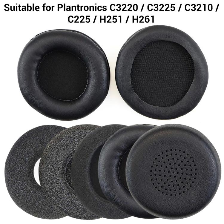 XDcase 1 par de almohadillas de repuesto para auriculares con herramienta de palanca, For Plantronics C3220 / C3225 / C3210